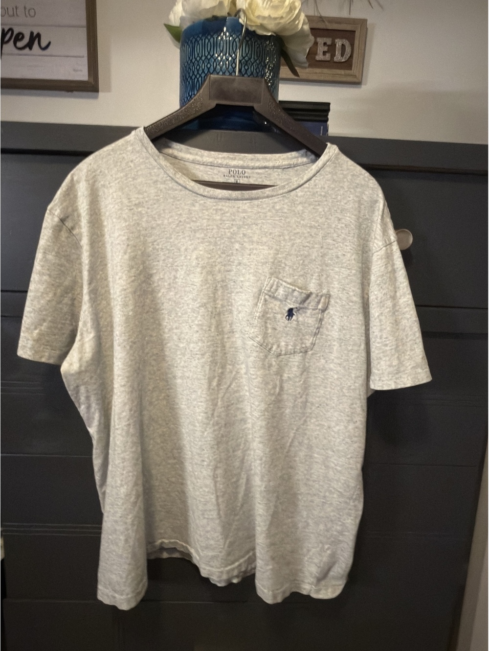 Polo Ralph Lauren Men's Gray Pocket T-Shirt XL